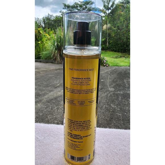 NEW Iced Lemon Pound Cake Fine Fragrance Mist 8 oz Bath & Body Works - Picture 2 of 2